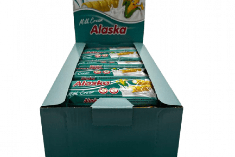 Alaska Rurki Kukurydziane 18g- Mleczne